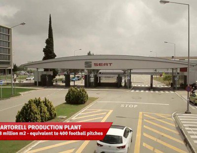 La fábrica de Seat a vista de pájaro