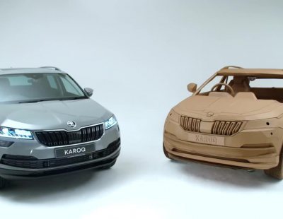 Nuevo Skoda Karoq. De cartón