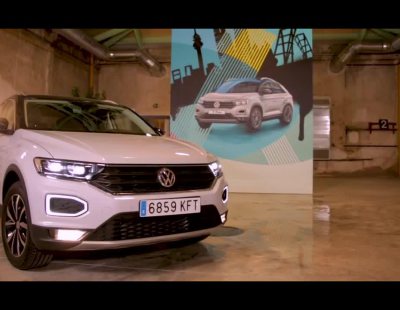 El nuevo Volkswagen T-Roc retratado por el grafitero Belin