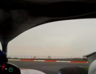 Así ve Lewis Hamilton a través del Halo en su Mercedes F1 W09