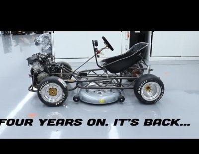 Honda intentará superar los 215 km/h con este cortacésped de 190 CV