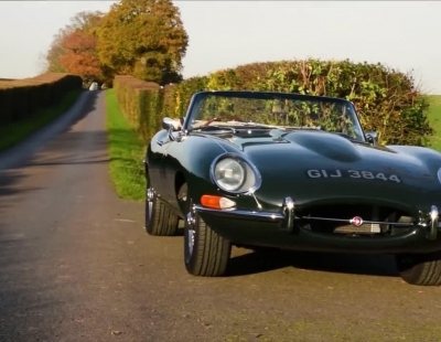Un clásico Jaguar E-TYPE ha sido restaurado por completo
