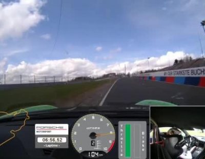 El nuevo Porsche 911 GT3 RS hace 6 minutos y 56,4 segundos en el trazado de Nürburgring