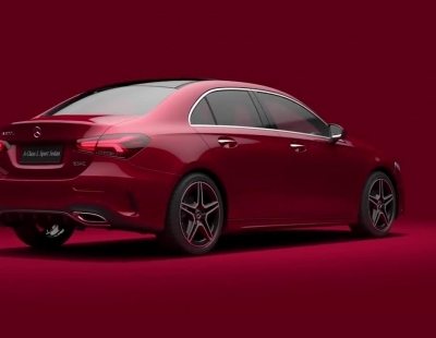 Este llamativo Mercedes Clase A L Sport Sedán es una berlina de cuatro puertas