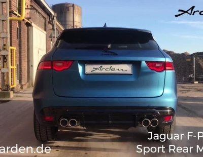 Así suena un Jaguar F-Pace con el sistema de escapes ideado por Arden