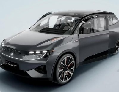El fabricante chino de automóviles eléctricos Byton muestra su Crossover Concept