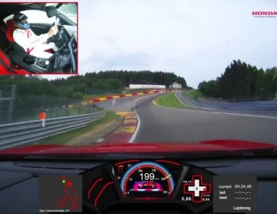 Este Honda Civic Type R también bate el récord en el trazado de Spa Francorchamps
