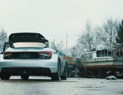 Mattias Ekström se da un homenaje con un Audi S1 EKS RX quattro