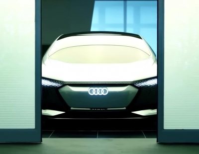 El futurista Audi Aicon Concept es un amplio sedán, eléctrico y totalmente autónomo