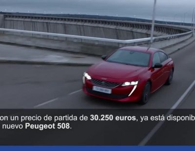 El nuevo Peugeot 508 luce una aerodinámica carrocería y un rendimiento general estupendo