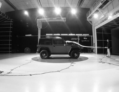 El Bollinger B1 entra en el túnel del viento