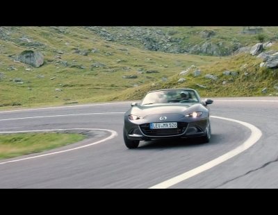 El nuevo Mazda MX-5 ya rueda por la singular carretera Transfagarasan de Rumania