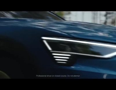 Audi nos muestra un teaser del nuevo e-tron antes de su presentación