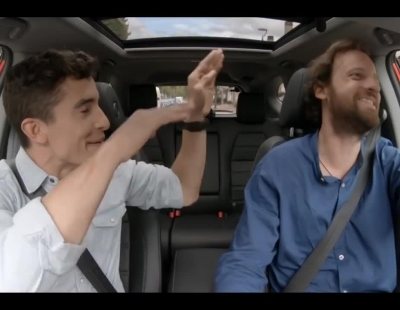 Marc Márquez le desvela sus gustos musicales a Edu Soto al volante del Honda CR-V