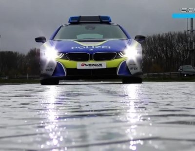 Este BMW i8 Coupé preparado por AC Schnitzer está al servicio de la policía alemana