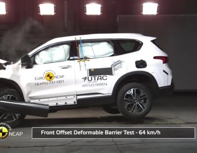 5 estrellas EuroNCAP en el Crash Test del nuevo Hyundai Santa Fe