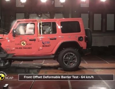 El nuevo Jeep Wrangler se queda con una sola estrella EuroNCAP
