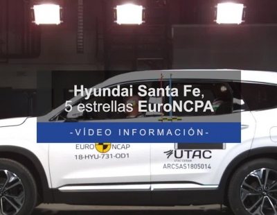En el Crash Test EuroNCAP el nuevo Hyundai Santa Fe ha conseguido 5 estrellas