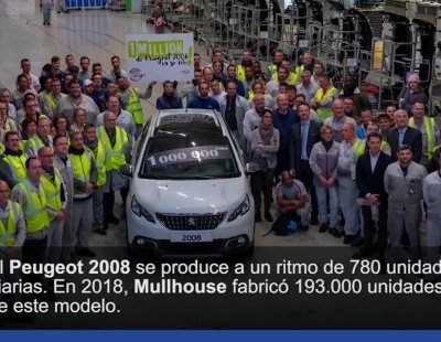 Peugeot celebra un millón de unidades fabricadas del exitoso 2008 en la planta de Mulhouse