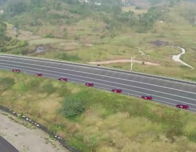 55 Changan forman la caravana de coches autónomos más grande del mundo