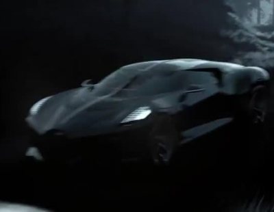Este Bugatti La Voiture Noire es una pieza única inspirada en el clásico Type 57SC Atlantic