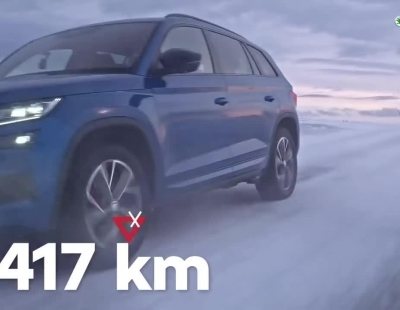 El Skoda Kodiaq RS se pone a prueba en el Círculo Polar Ártico