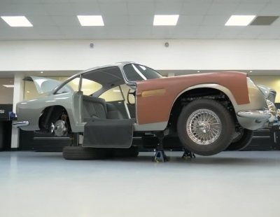 Comienzan a fabricar de forma artesanal los Aston Martin DB5 Goldfinger