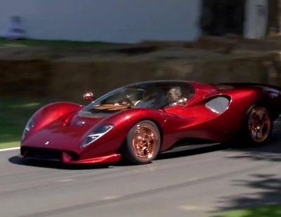 Por el Festival de la Velocidad de Goodwood se ha paseado este De Tomaso P72