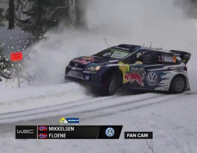 Último tramo del Rally de Suecia 2015