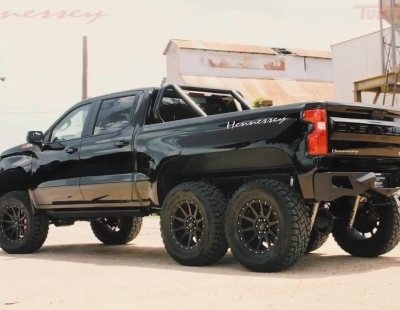Hennessey Goliath 6×6. Un Silverado con seis ruedas