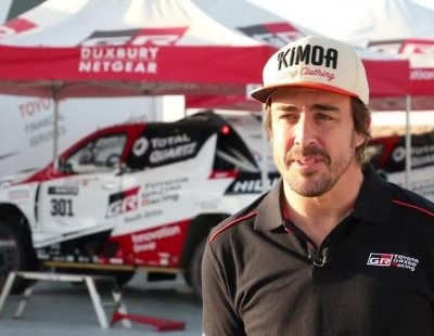 Fernando Alonso inicia su andadura en el Dakar de la mano de Toyota