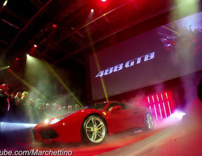 Vettel presenta el Ferrari 488 GTB