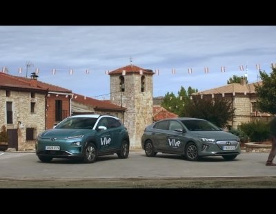 Hyundai Kona eléctrico. VIVe nace como el primer carsharing rural