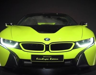 BMW i8 Roadster LimeLight Edition. Fabricado junto a Alcantara