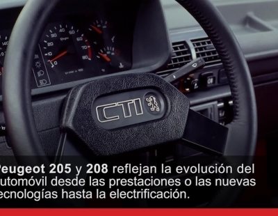 Hay 40 años de progreso entre el Peugeot 205 y el nuevo Peugeot 208