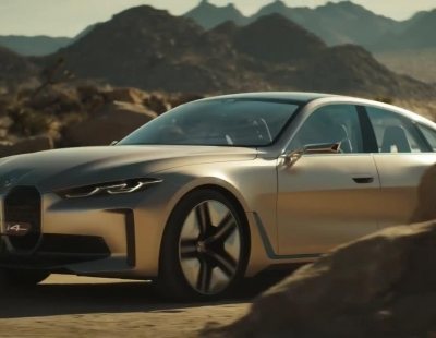 Así de llamativo es el BMW Concept i4, un prototipo que adelanta un nuevo eléctrico
