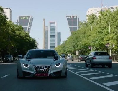 El Hispano Suiza Carmen, el eléctrico con 1.019 CV, se ha dejado ver por Madrid