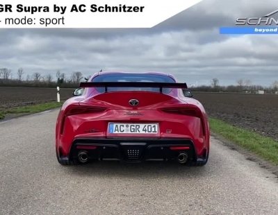 Este impresionante Toyota GR Supra ha pasado por AC Schnitzer. Y así suena