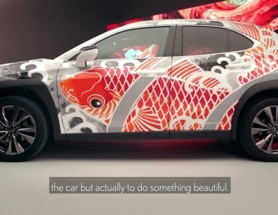 El primer coche tatuado del mundo es este Lexus UX 250h