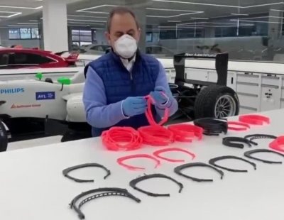 Motor&Sport Institute fabrican material sanitario de protección