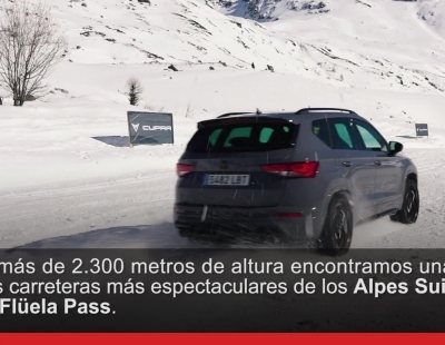 El radical Cupra Ateca Limited Edition se pasea por los Alpes suizos