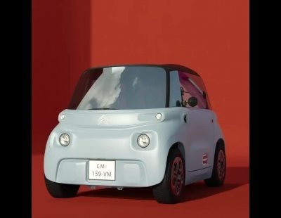 Citroën sienta las bases de la futura movilidad urbana con su vistoso biplaza Ami