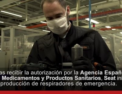 Seat arranca la producción en serie de respiradores en su fábrica de Martorell
