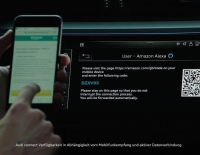 El modelo más avanzado de Audi, el e-tron, viene equipado con Amazon Alexa