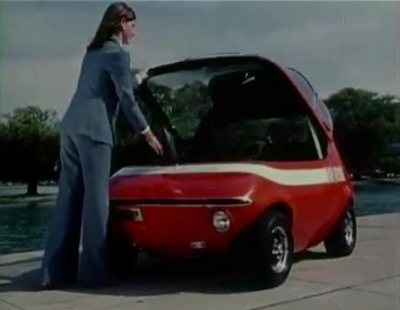 En 1969 se presentó este llamativo XP 512E, un pequeño vehículo eléctrico de General Motors