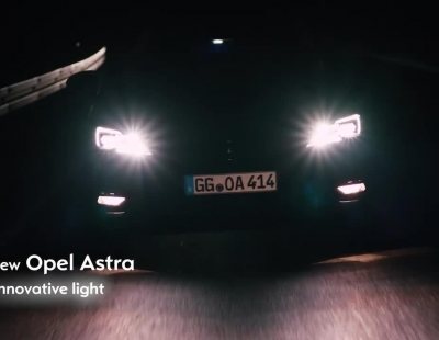 Los faros matriciales IntelliLux LED del Opel Astra convierten la noche en día