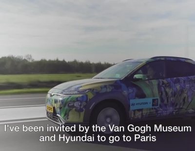 Los eléctricos de Hyundai se pintan con los cuadros de Van Gogh