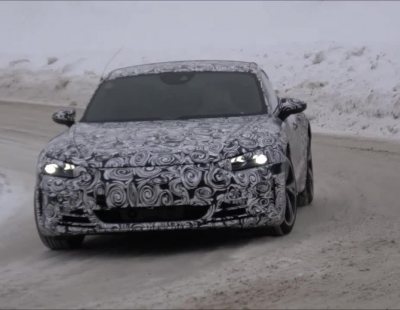 El próximo modelo eléctrico de Audi, el e-tron GT, ha sido cazado