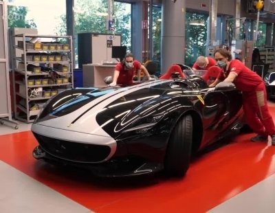 Las instalaciones de Ferrari en Maranello vuelven al trabajo después del coronavirus