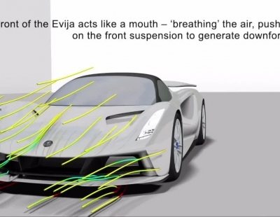 Así es el impresionante Lotus Evija y su depurada aerodinámica